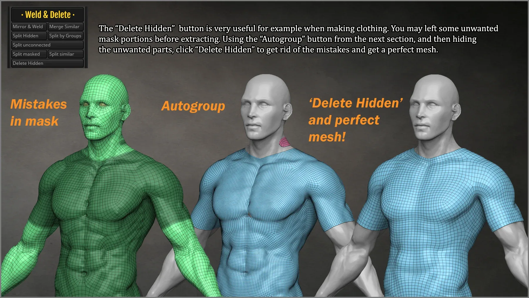 Easy Mesh ZBrush Plugin