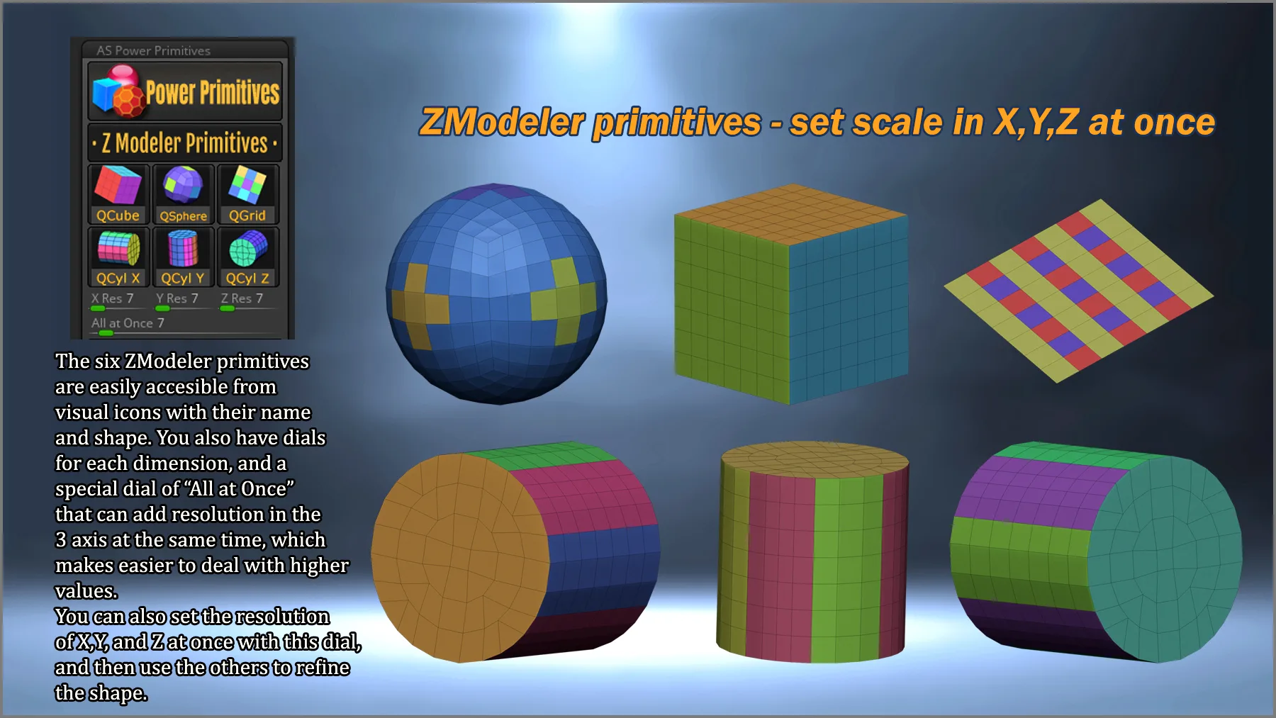 Power Primitives ZBrush Plugin