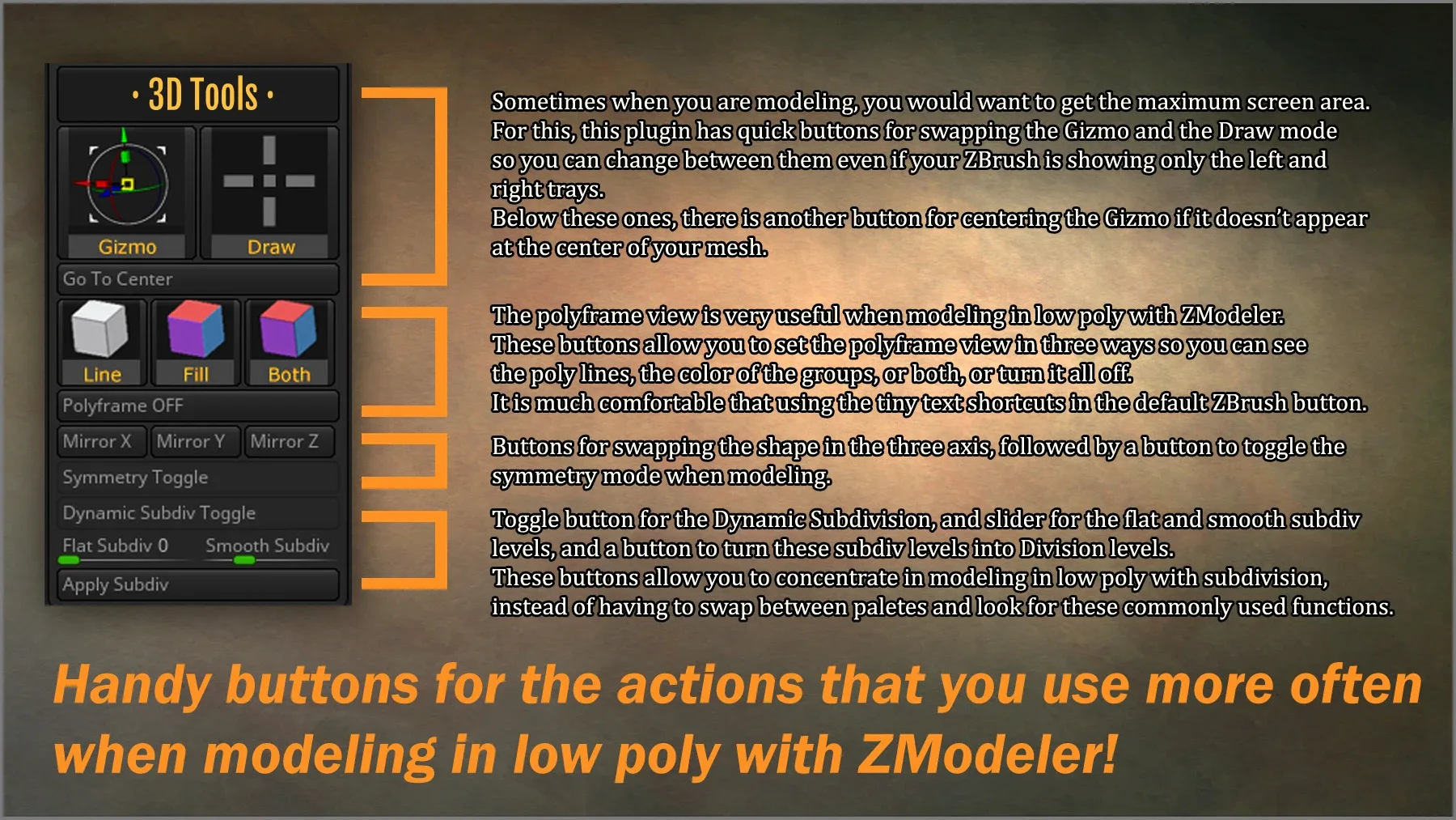 Power Modeler ZBrush Plugin