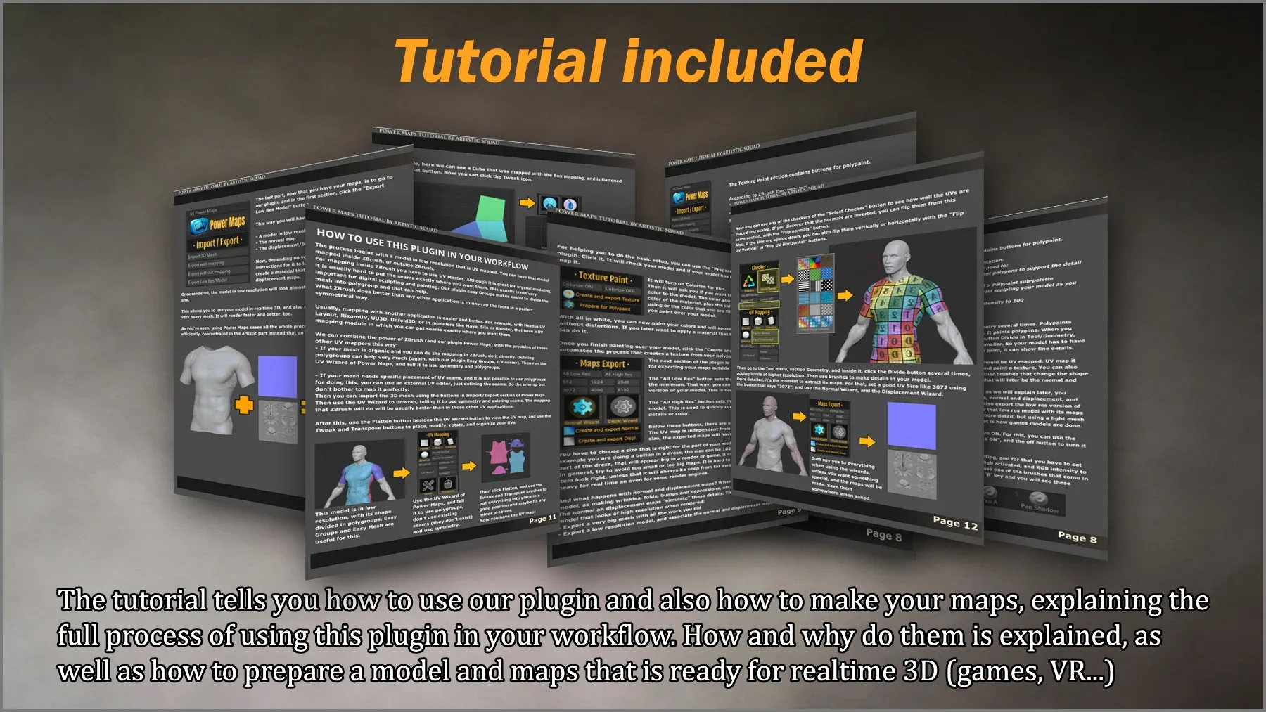 Power Maps ZBrush Plugin