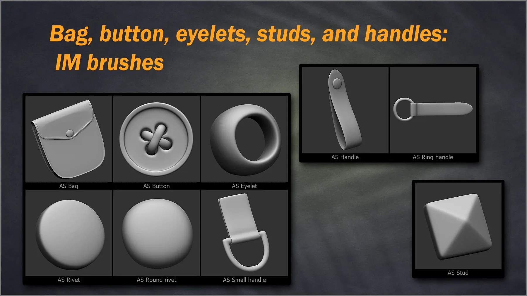 Corset Maker: ZBrush brushes & Basemeshes