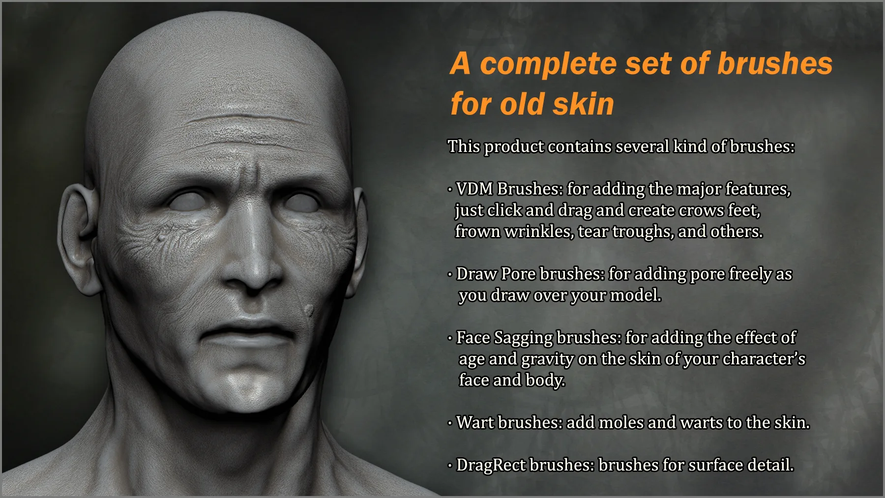 Old Skin Maker: VDM Brushes, Alphas and More