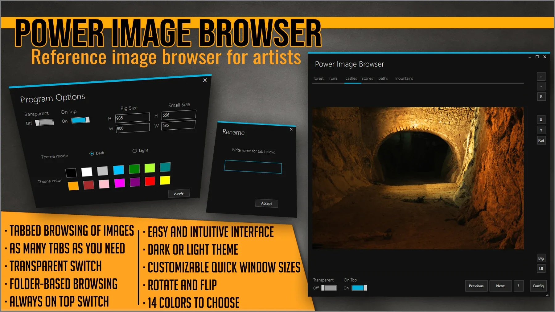 Power Image Browser: Reference image browser for artists