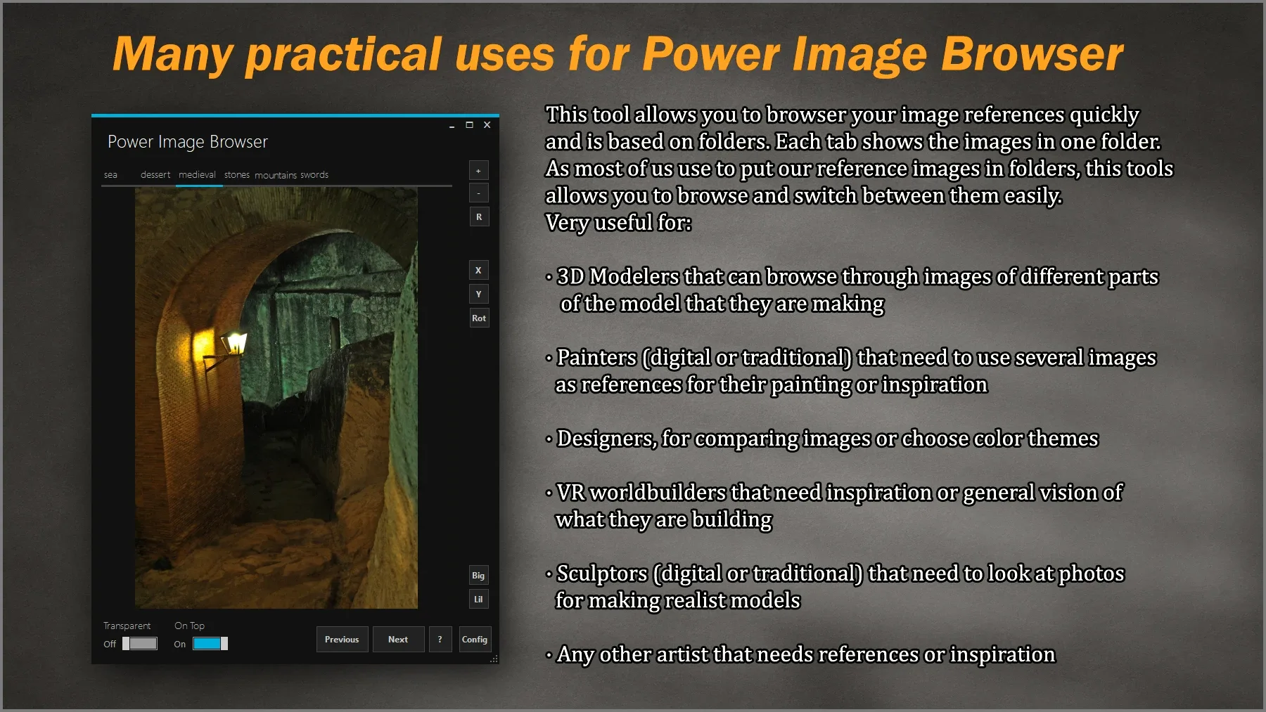 Power Image Browser: Reference image browser for artists