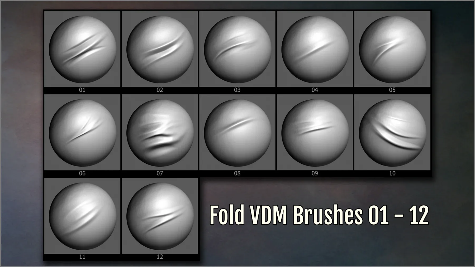 Female Sweater Maker: VDM Fold Brushes, Basemeshes, Alphas and Surface Noise Presets