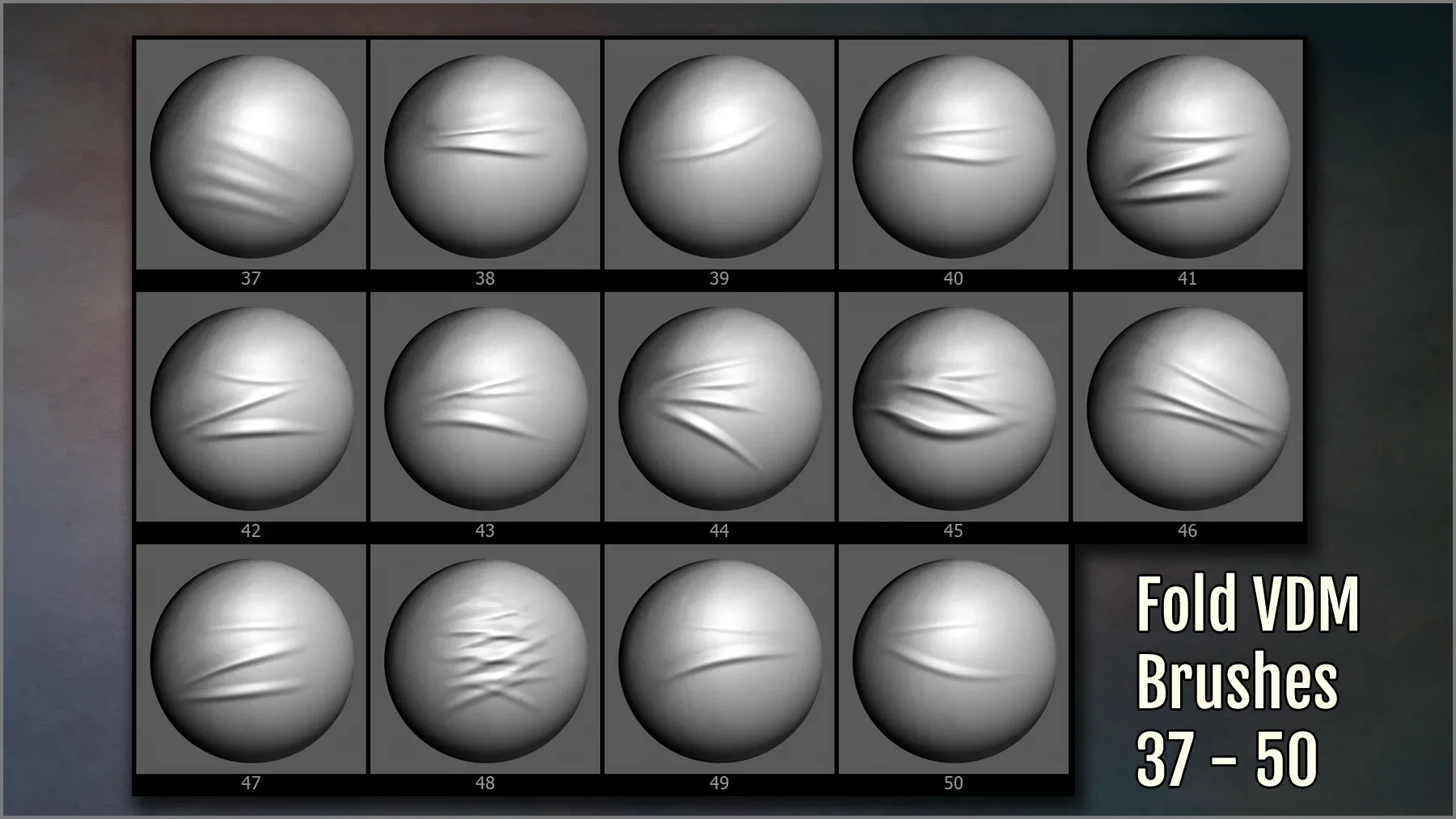 Female Sweater Maker: VDM Fold Brushes, Basemeshes, Alphas and Surface Noise Presets