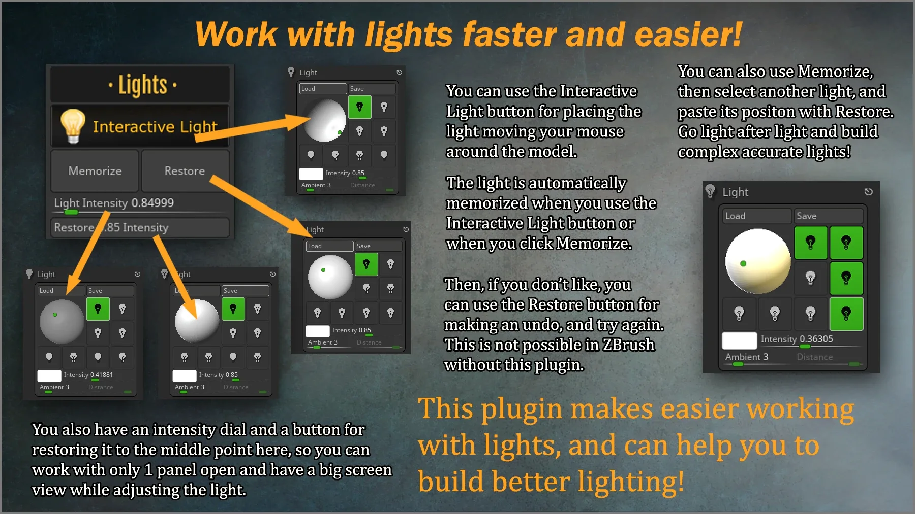 Power Camera ZBrush Plugin FlippedNormals