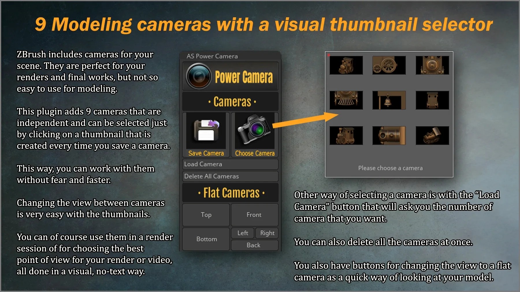 Power Camera ZBrush Plugin FlippedNormals