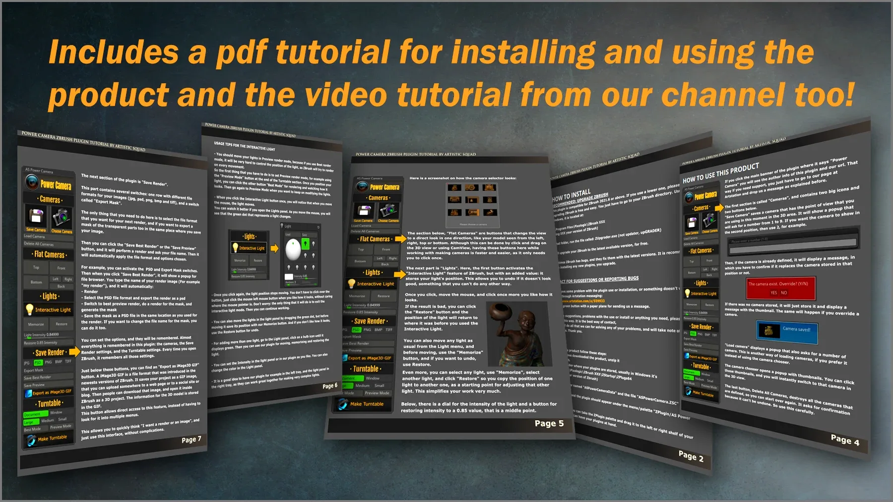 Power Camera ZBrush Plugin FlippedNormals