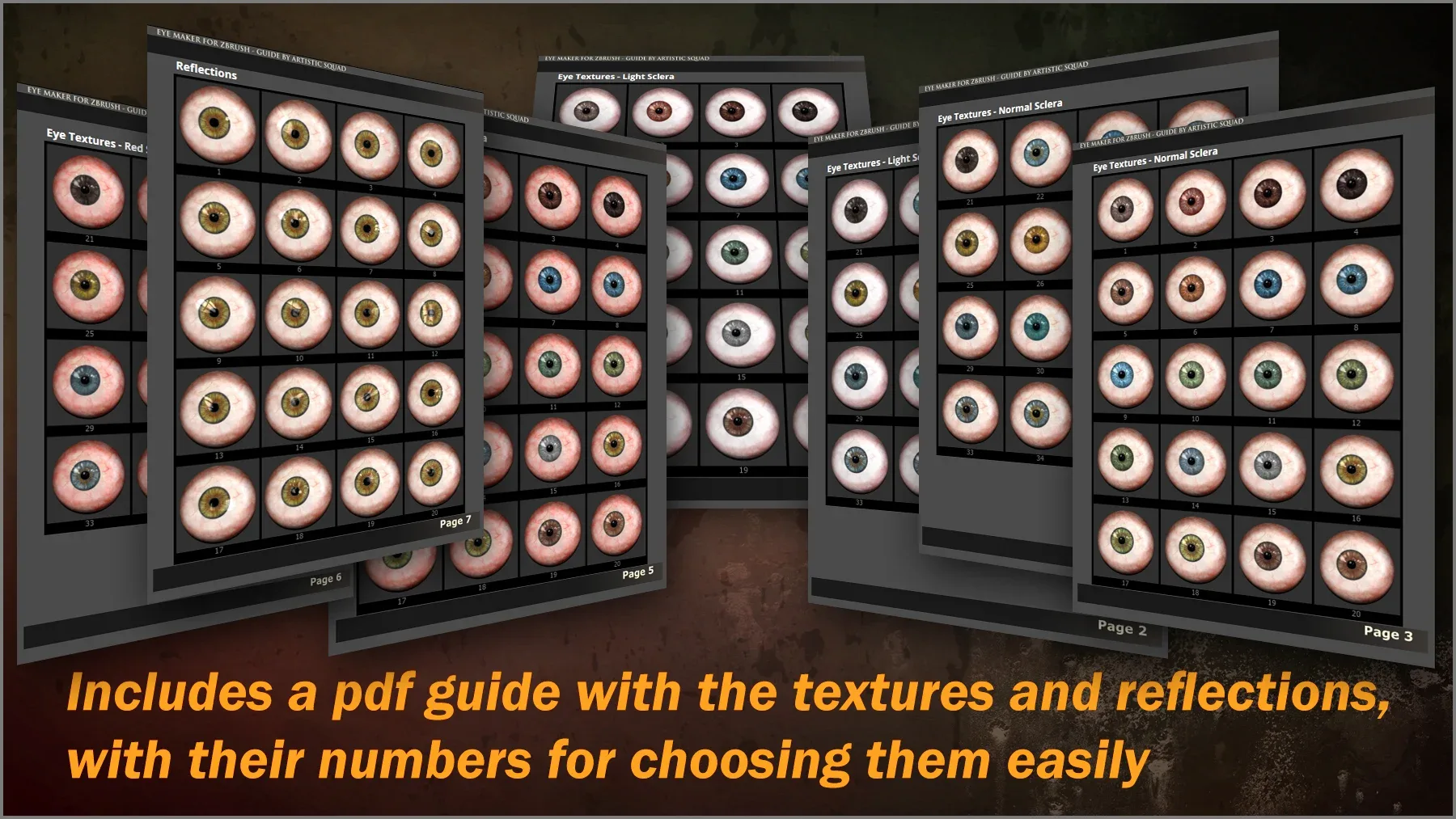 Eye Maker: 102 Eyes and ZBrush Plugin