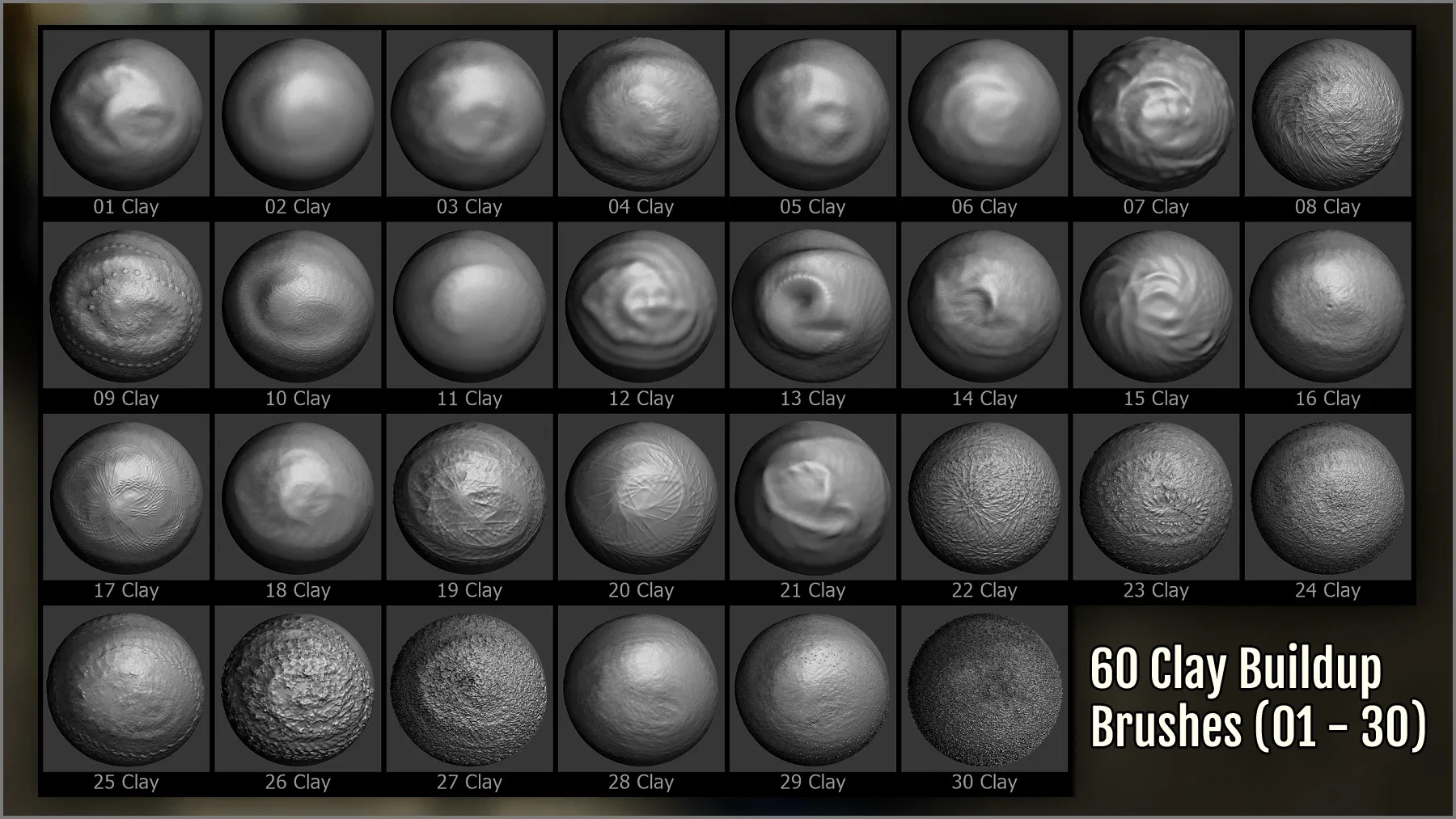 Deform And Decay Maker: 300 ZBrush Brushes And 60 Alphas