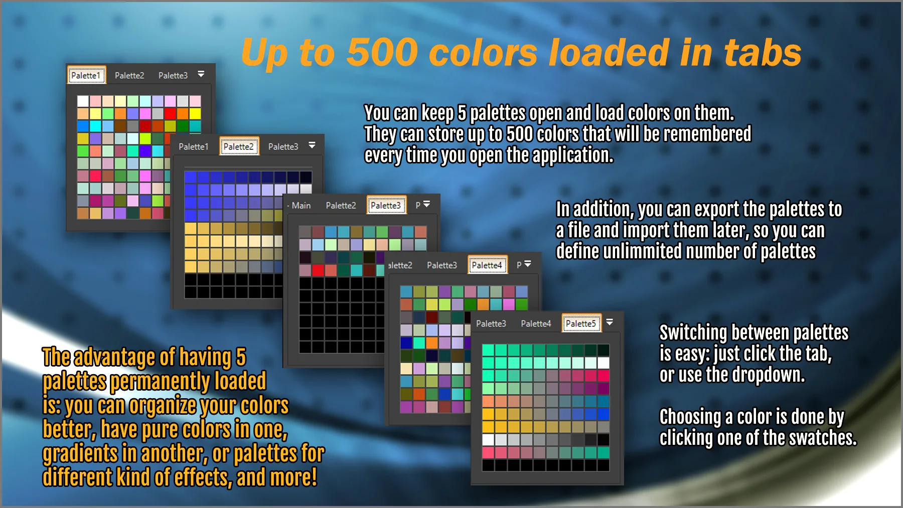 Power Paint color and palette maker for ZBrush and all your apps