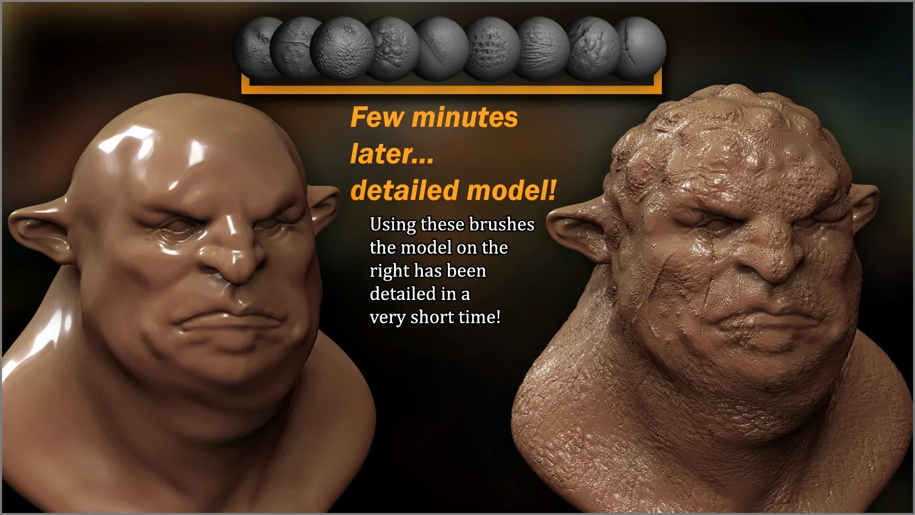 Monster Skin Maker 300 ZBrush Brushes And 60 Alphas