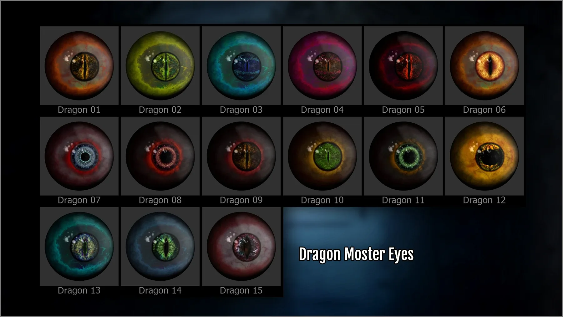 Monster Eye Maker: 140 Eyes and ZBrush Plugin