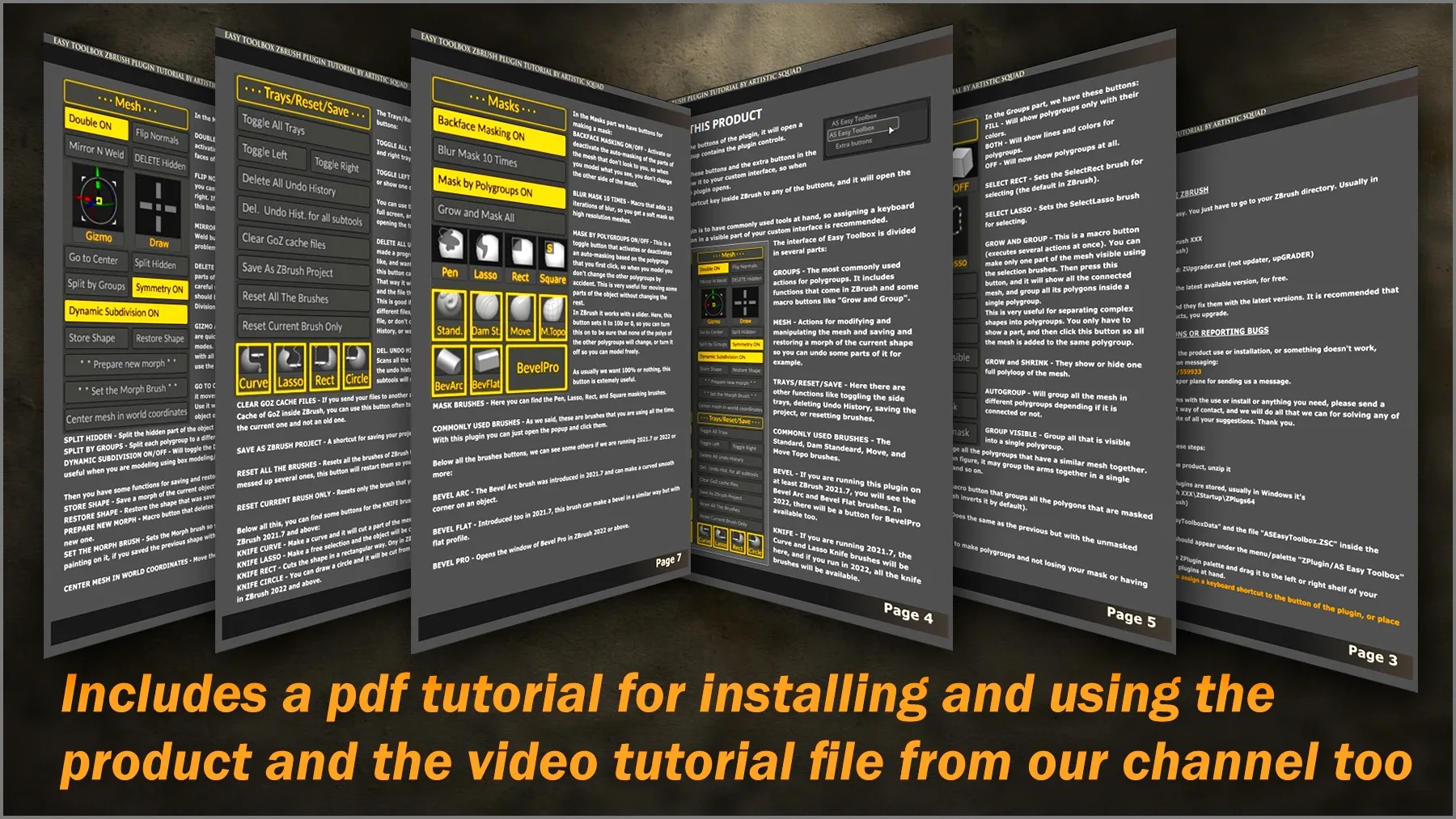 Easy Toolbox ZBrush Plugin