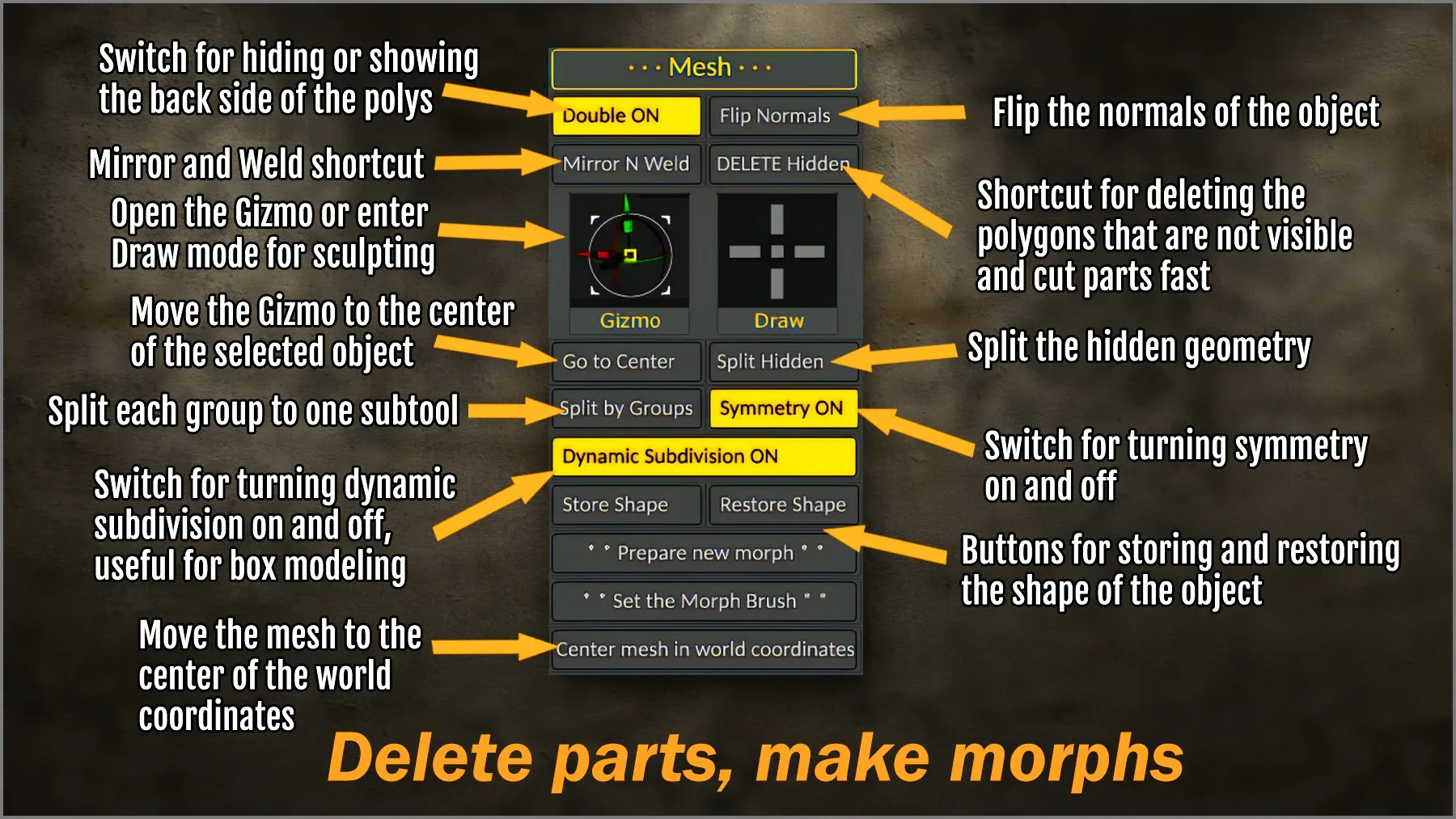 Easy Toolbox ZBrush Plugin