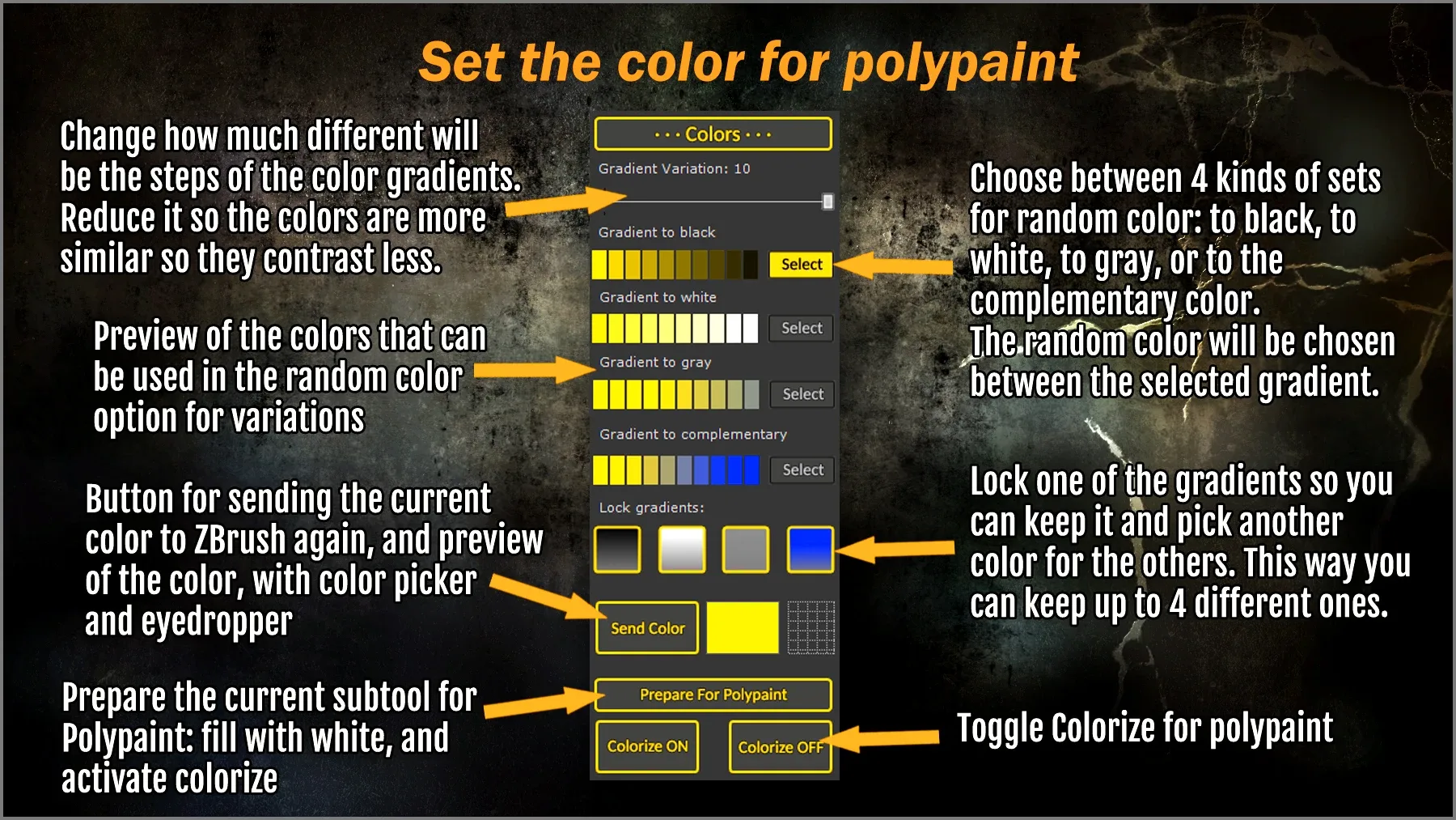 Easy Brush Variation ZBrush Plugin