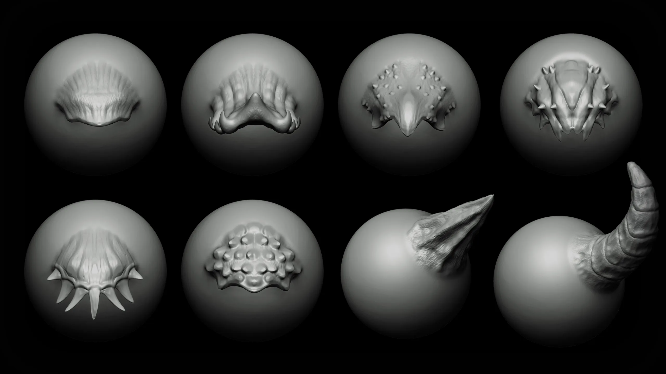 ZBrush + Blender - Dragon VDM Brush Part 2