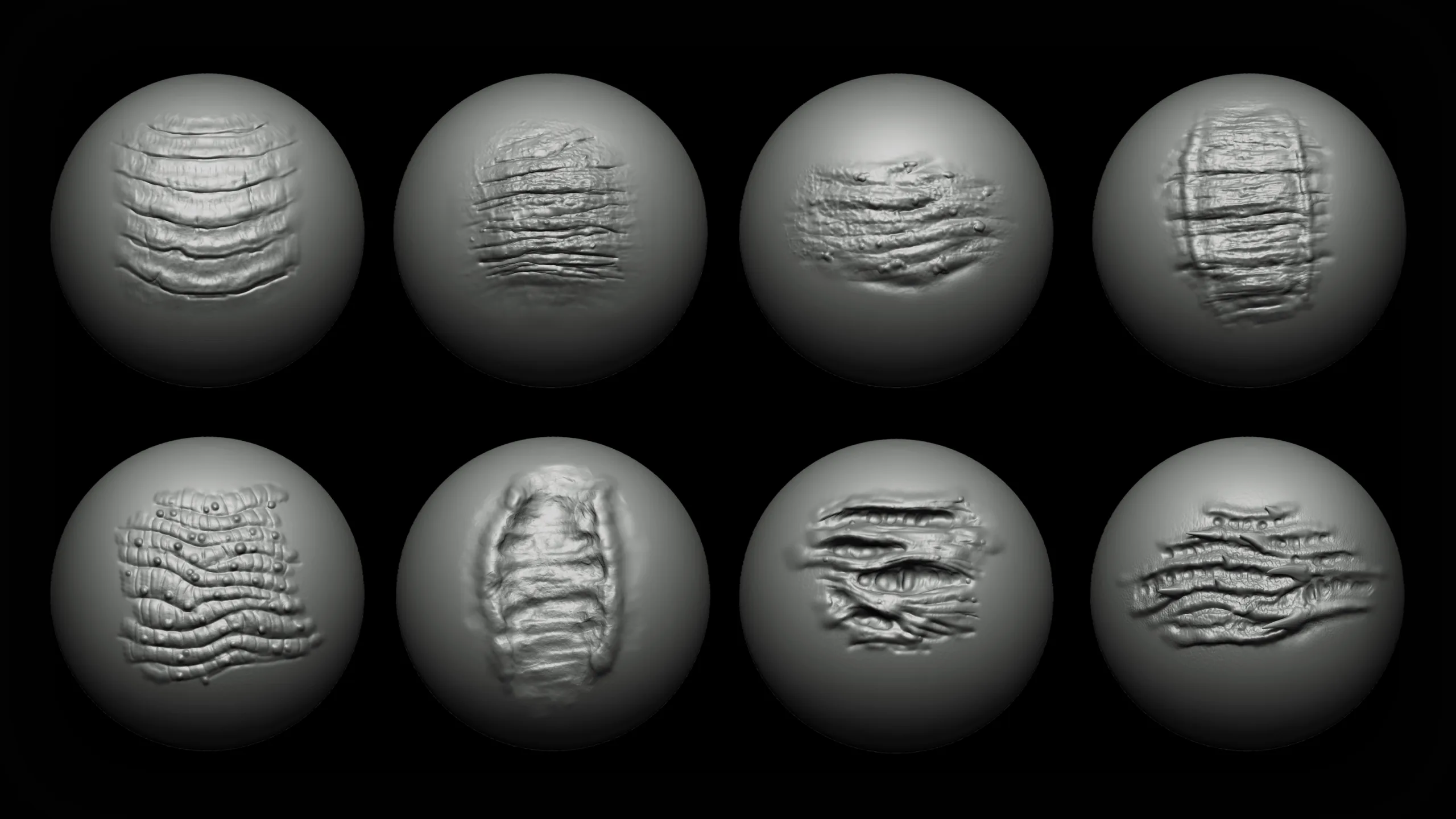 Zbrush + Blender Dragon VDM Brush FlippedNormals