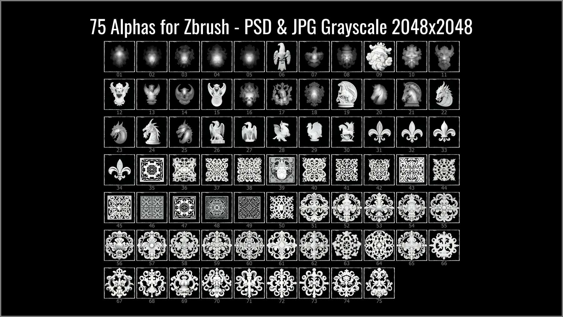 Medieval Maker 300 ZBrush Brushes And 75 Alphas