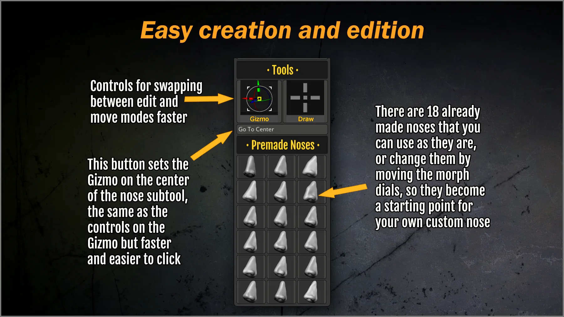 Nose Creator ZBrush Plugin