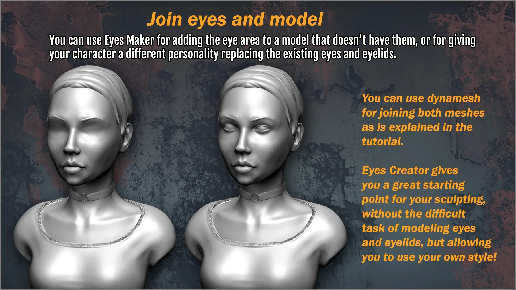 Eyes Creator ZBrush Plugin