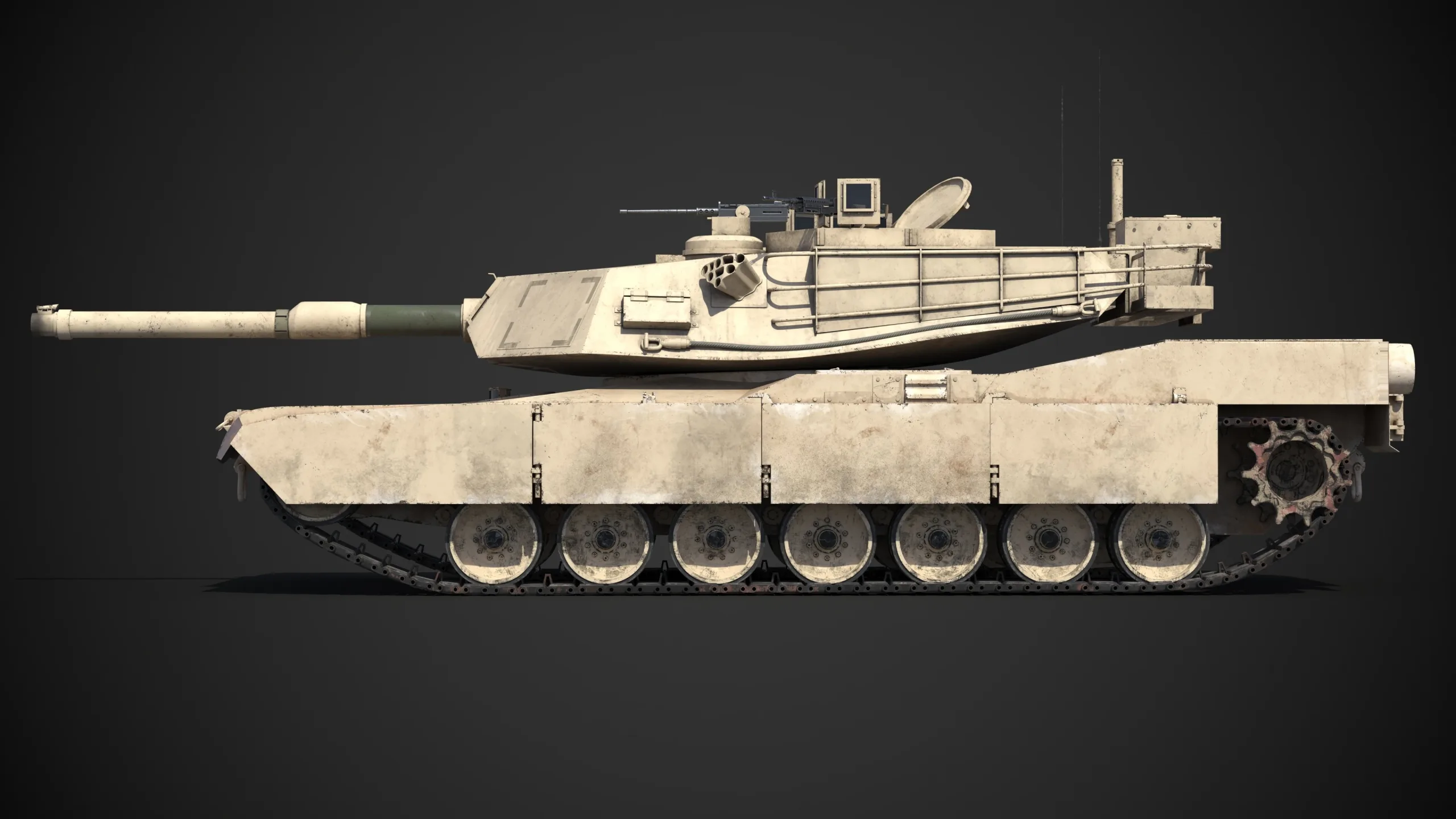 M1A2 Abrams Rigged