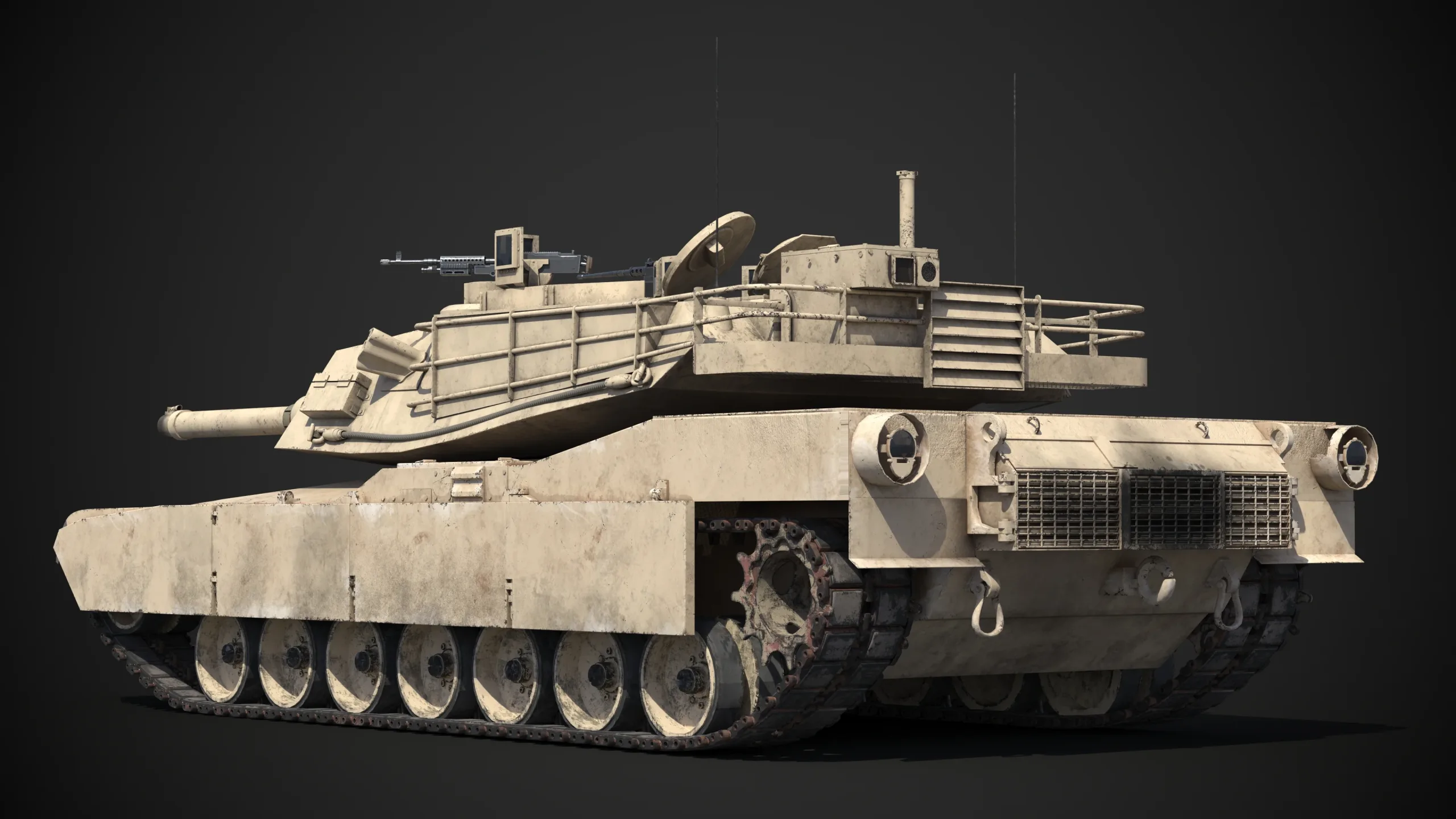 M1A2 Abrams Rigged