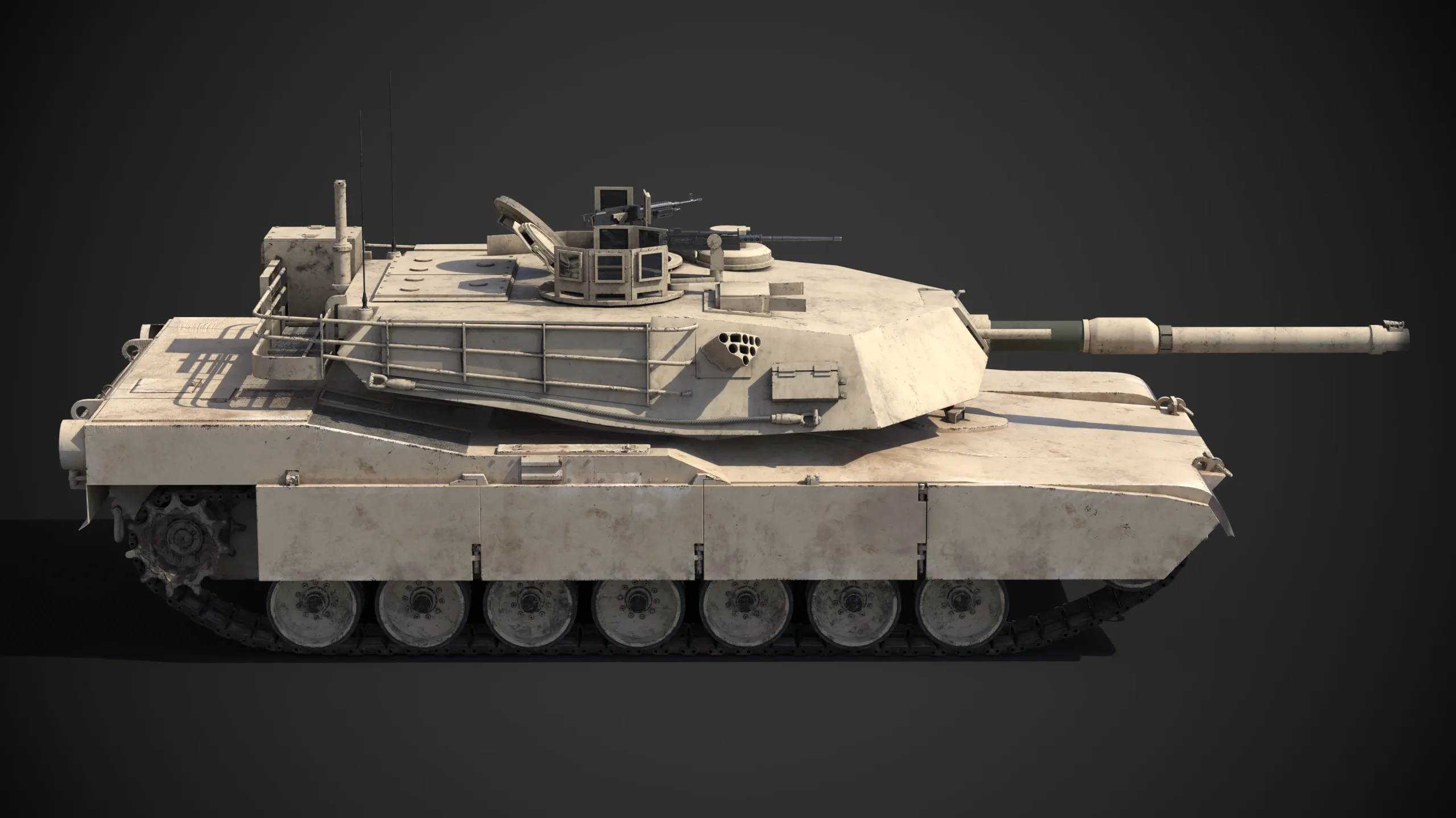 M1A2 Abrams Rigged