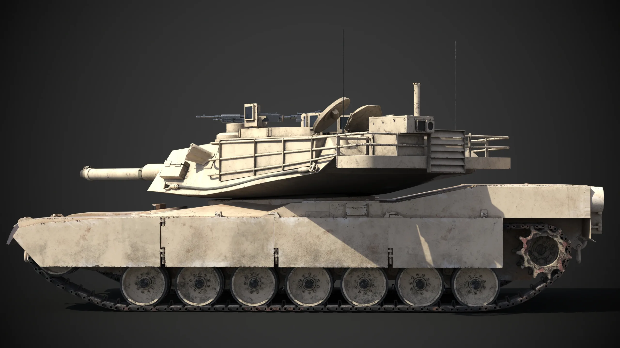 M1A2 Abrams Rigged