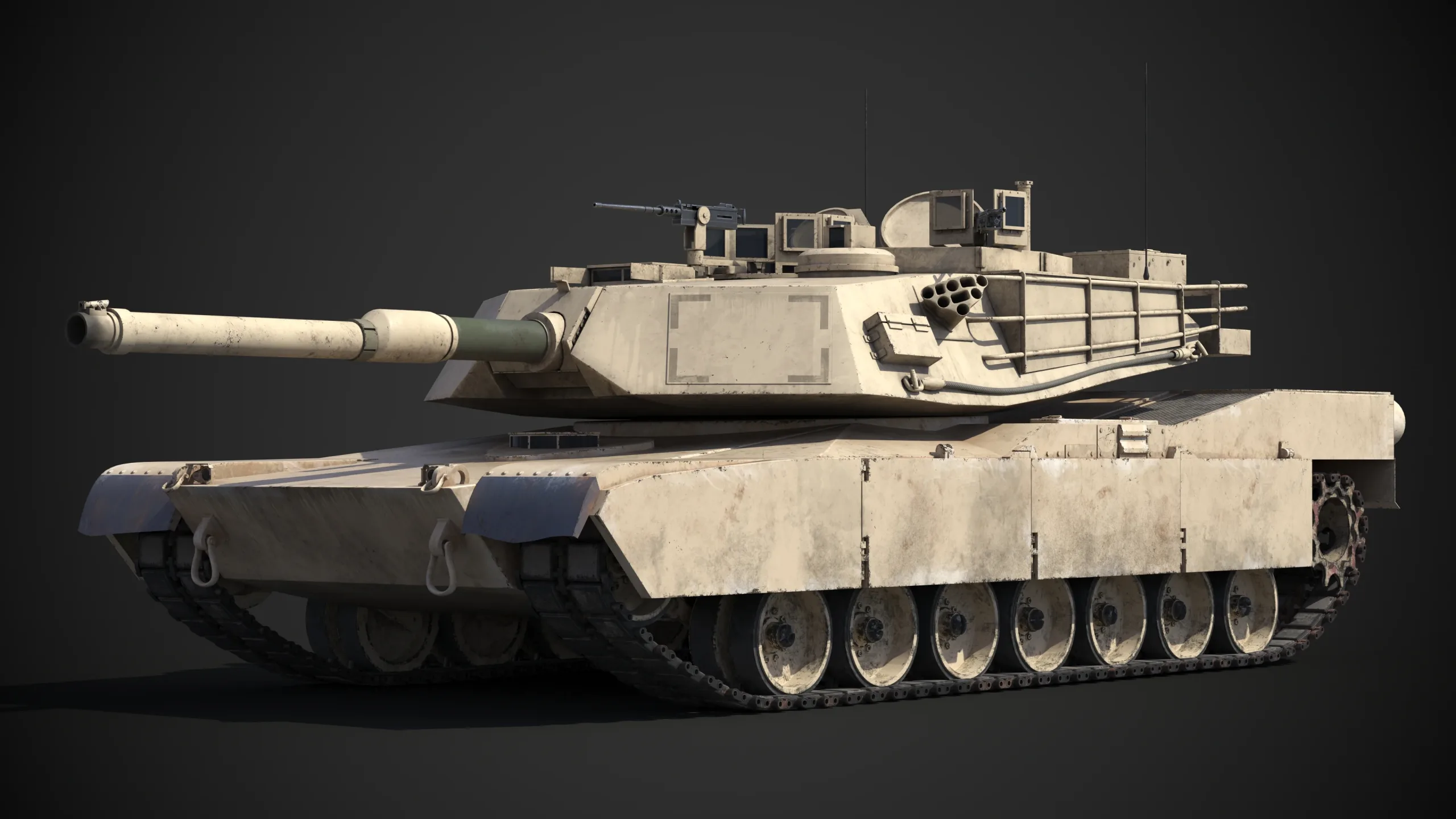 M1A2 Abrams Rigged