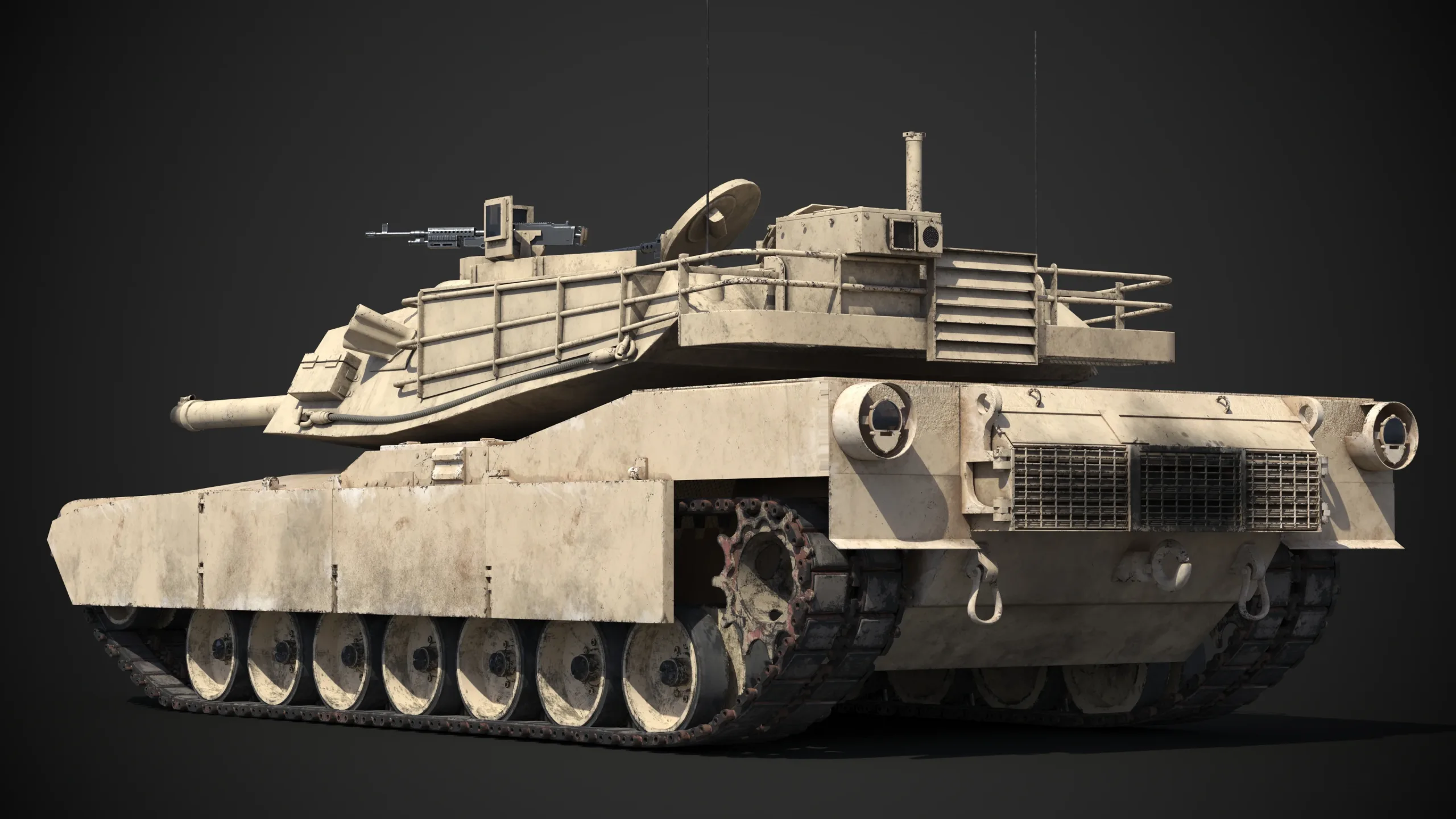 M1A2 Abrams Rigged