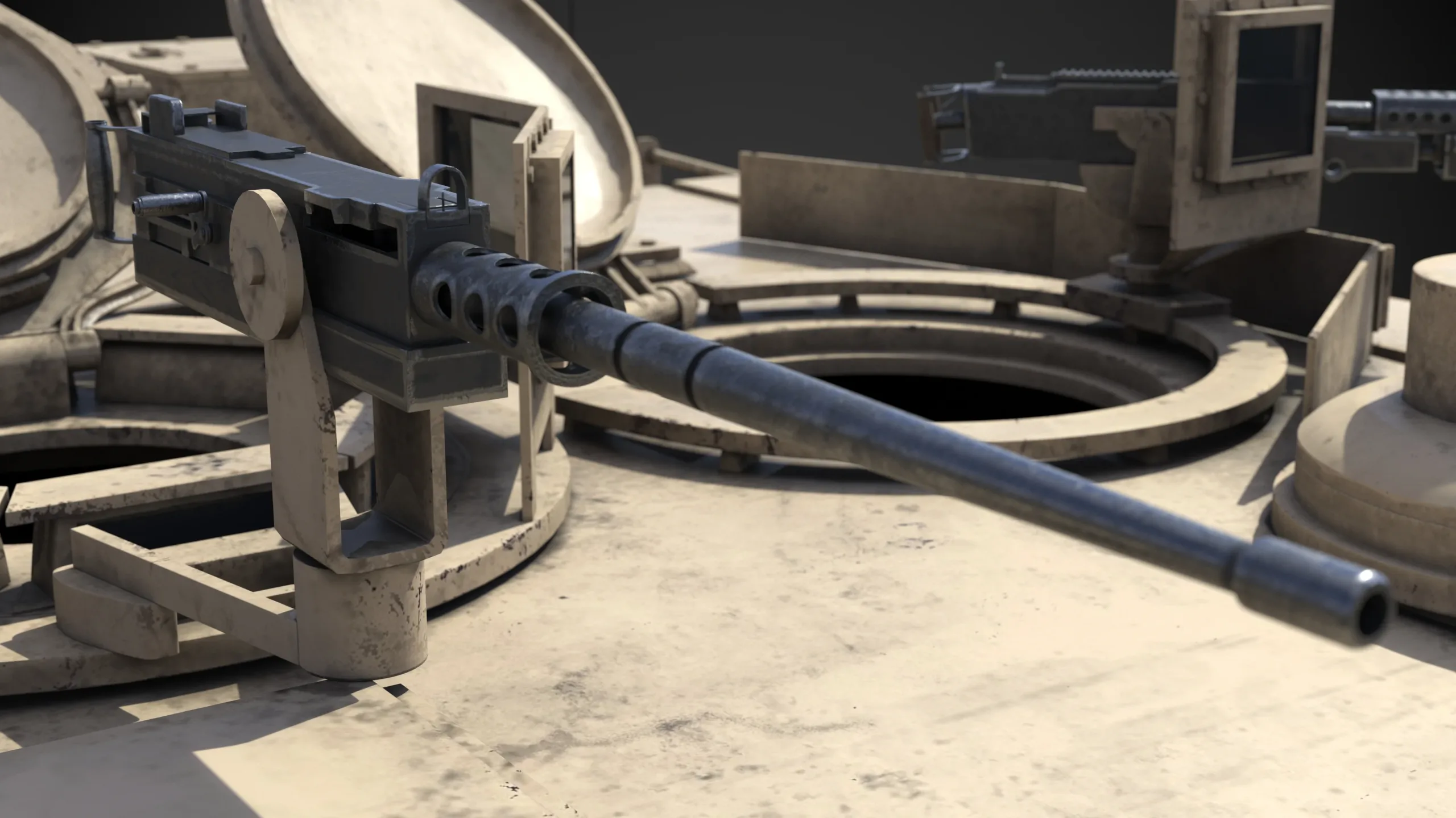 M1A2 Abrams Rigged