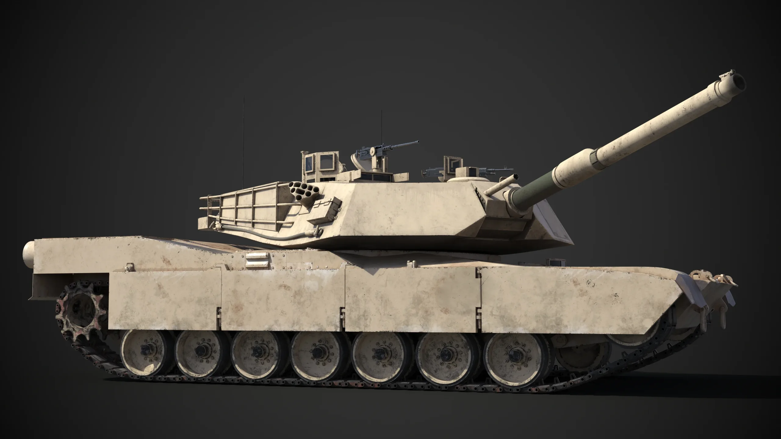 M1A2 Abrams Rigged