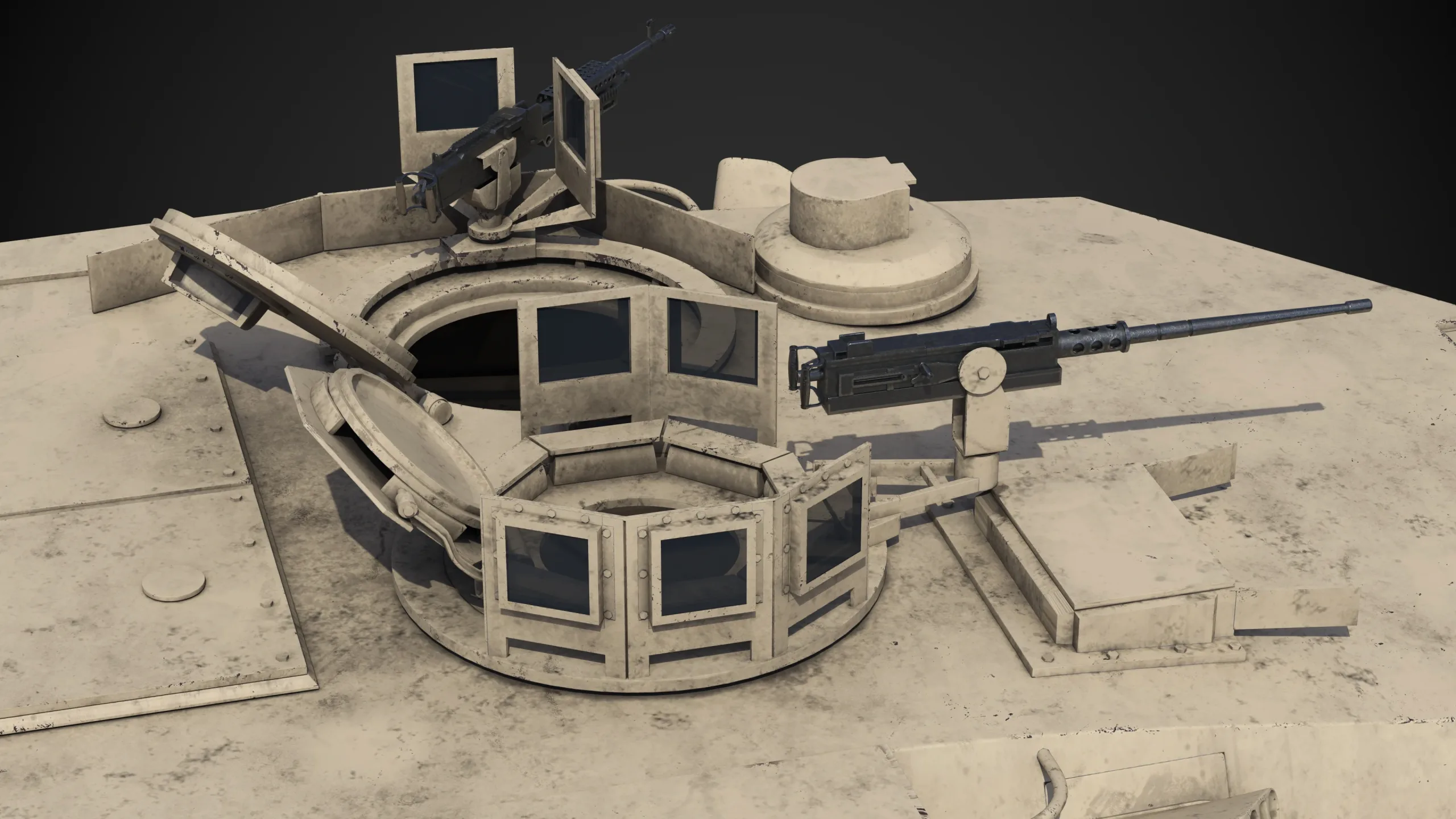 M1A2 Abrams Rigged