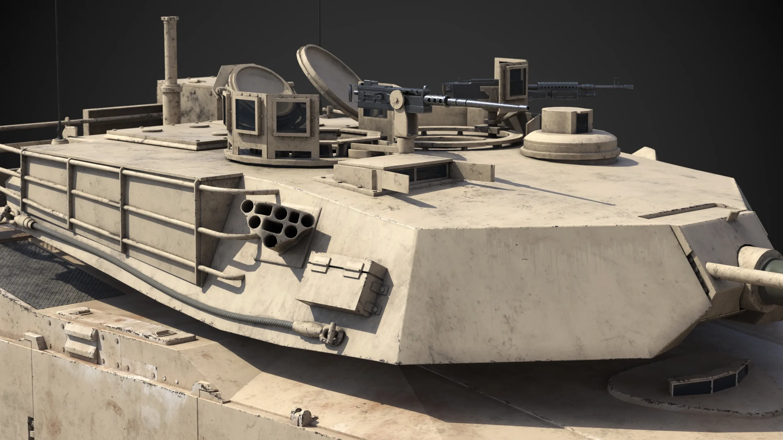 M1A2 Abrams Rigged