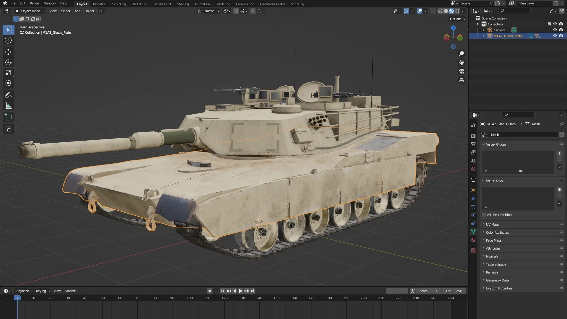 M1A2 Abrams Rigged