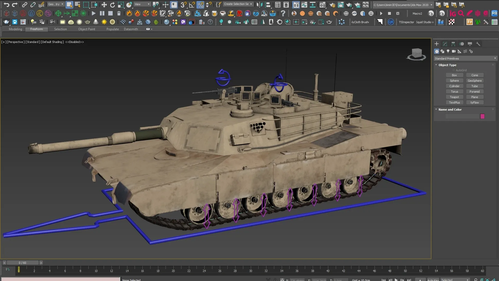 M1A2 Abrams Rigged