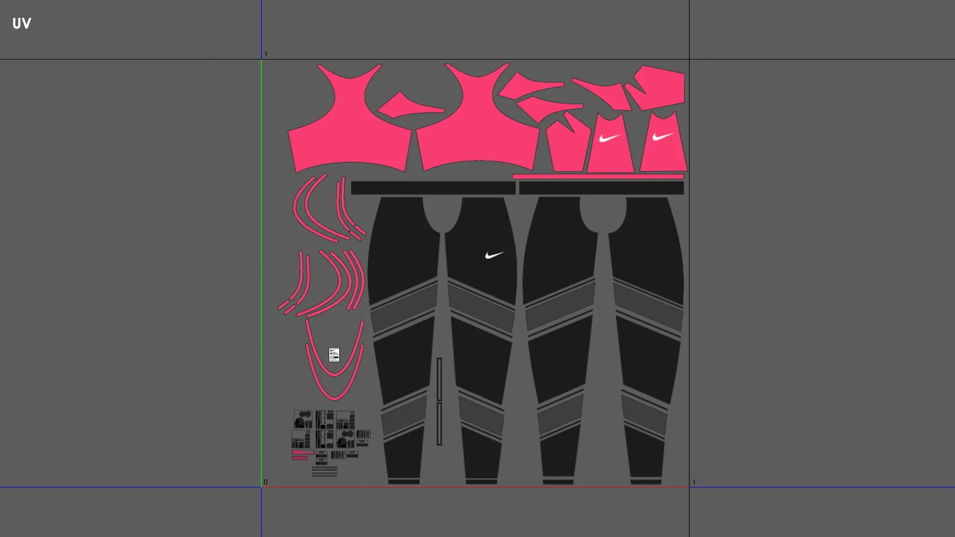 2 Girl's Sportswear - Marvelous / CLO Project file +Video Process