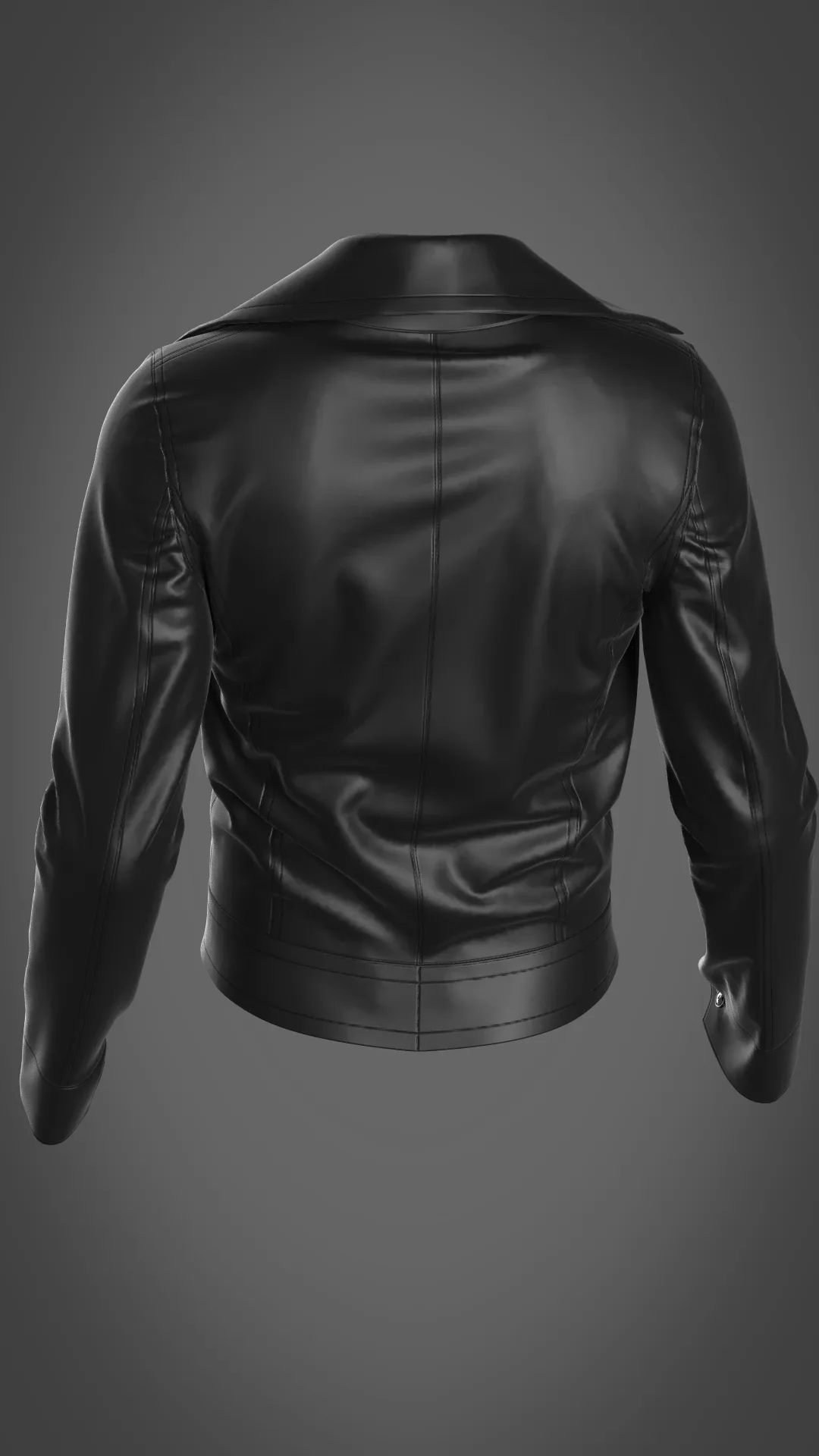 Men's Leather Jacket- Marvelous Designer & Clo3d