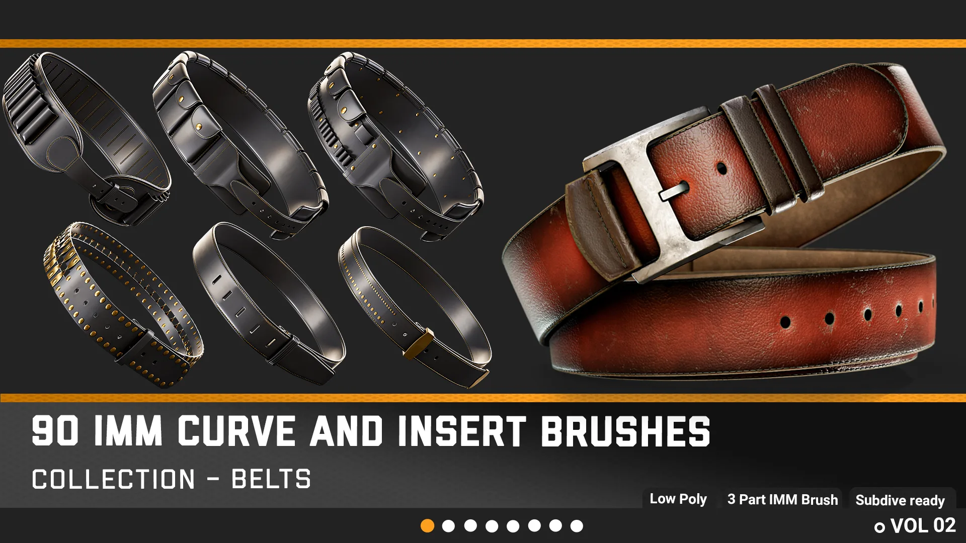 90 Belts and accessories IMM Curve And Insert Brushs