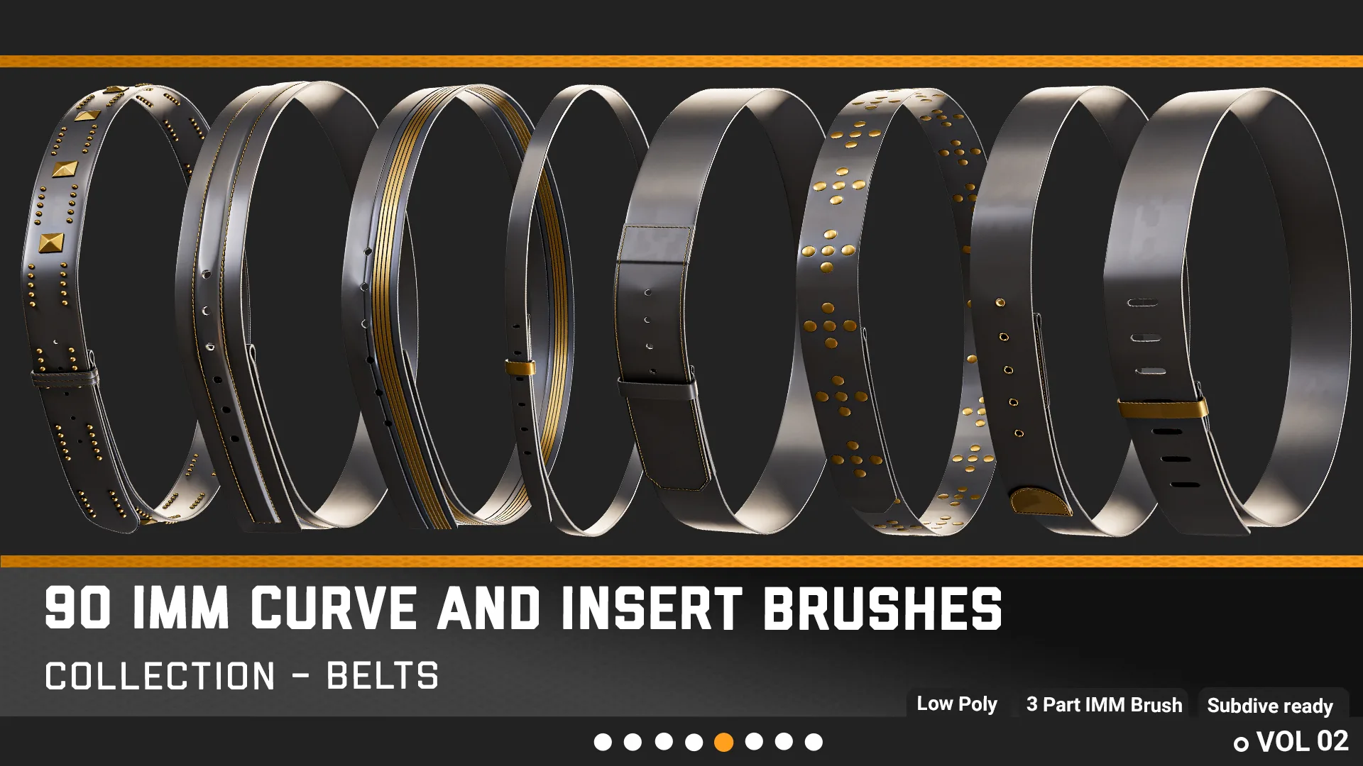 90 Belts and accessories IMM Curve And Insert Brushs