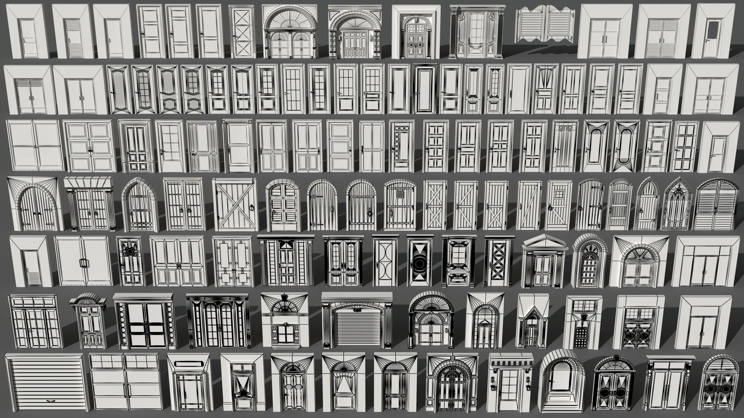 Doors Collection - 120 pieces