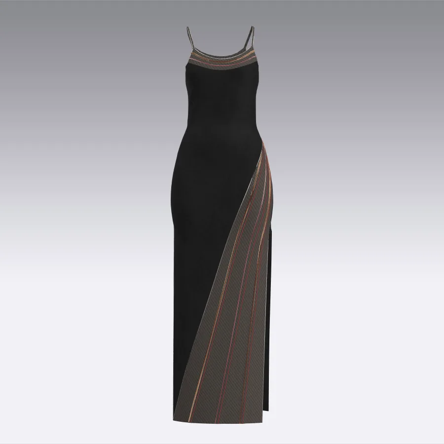 maxi dress- Marvelous Designer & Clo3d