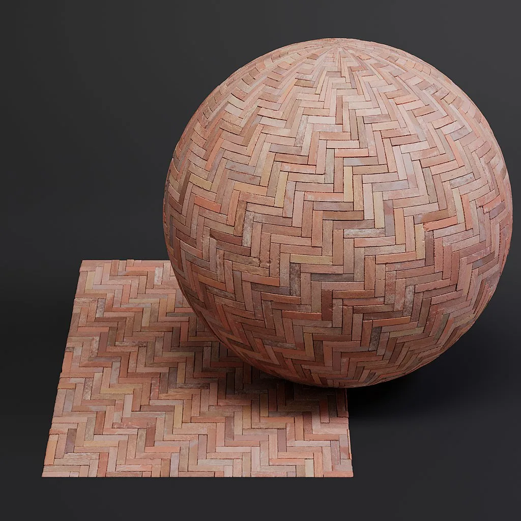 Bricks vol02 Floor 8K Seamless PBR Materials