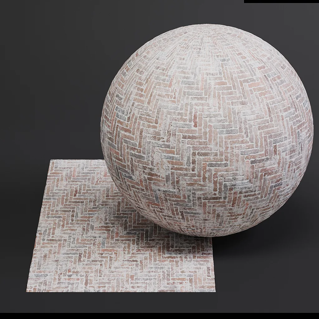 Bricks vol02 Floor 8K Seamless PBR Materials
