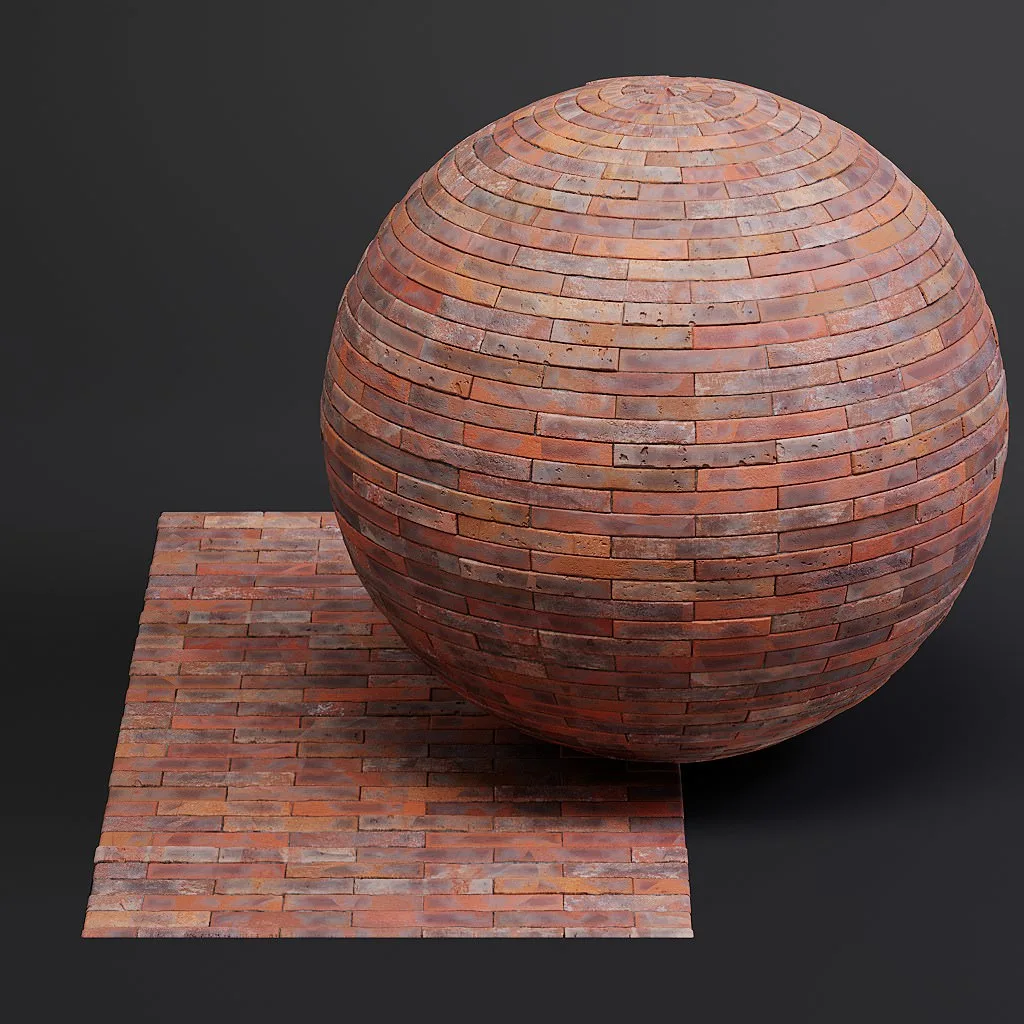 Bricks vol02 Floor 8K Seamless PBR Materials