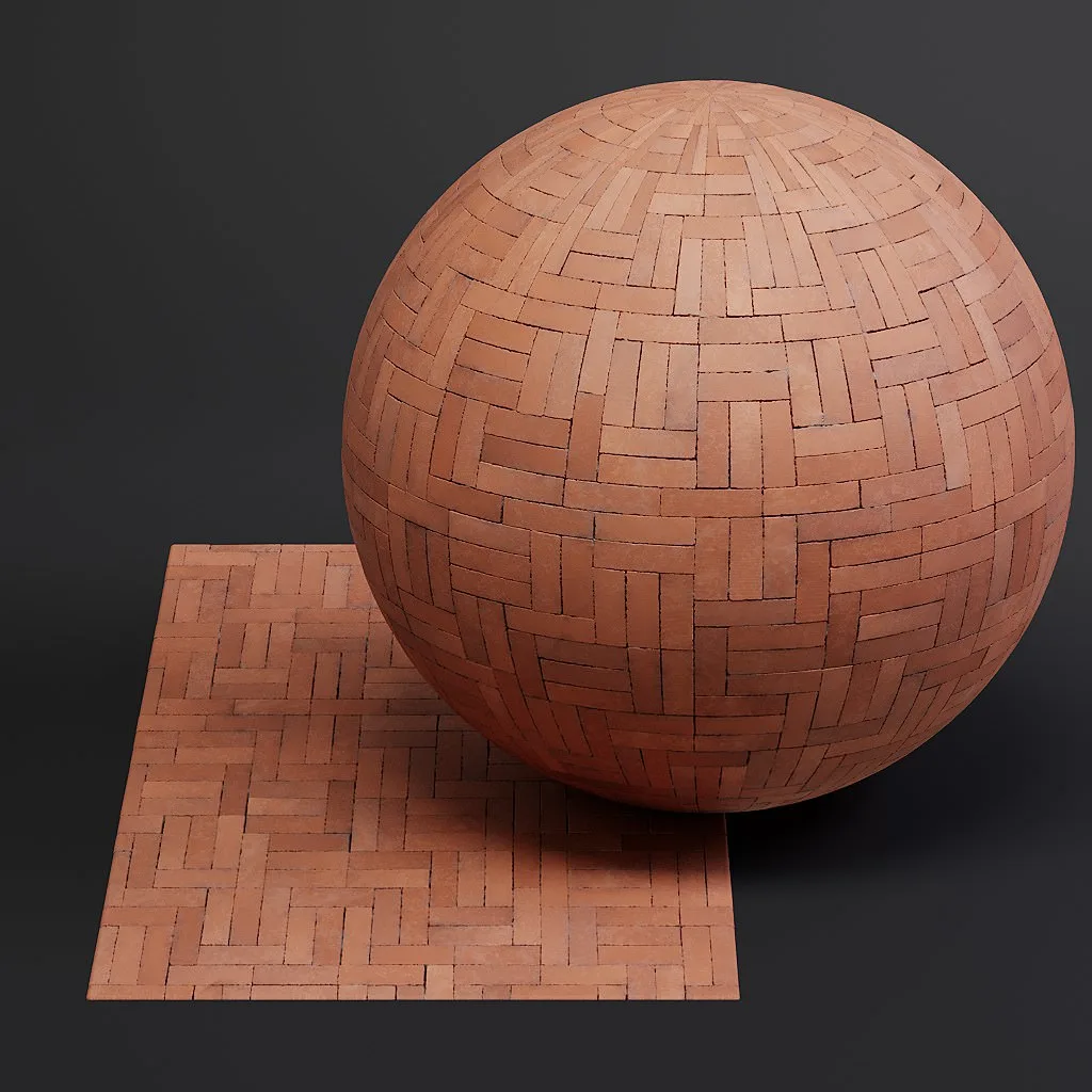 Bricks vol02 Floor 8K Seamless PBR Materials