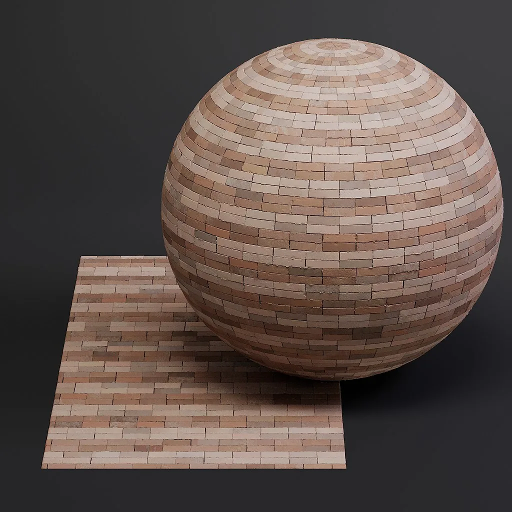 Bricks vol02 Floor 8K Seamless PBR Materials