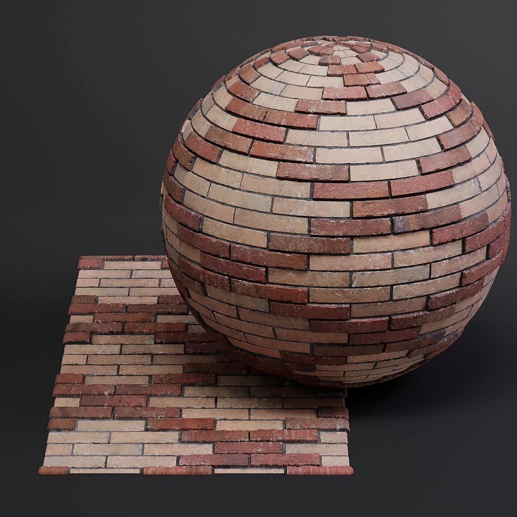 Bricks vol04 Mortar 8K Seamless PBR Materials